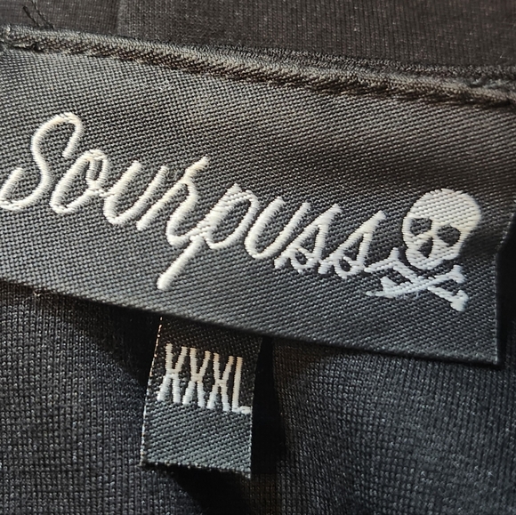 Sourpuss, Black Women's Dress With Studded Collar - Picture 2 of 14